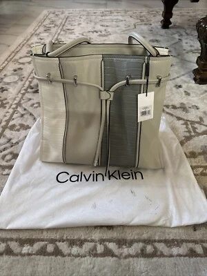 Calvin Klein Fatima Drawstring Bucket Tote - Image 1 of 4