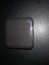 Clear Black Nintendo Switch 24 Card Hard Case Carrying Travel Case Good cond