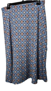 Gonna donna Van Heusen geometrica con zip taglia 10 carriera casual Normcore - Foto 1 di 9