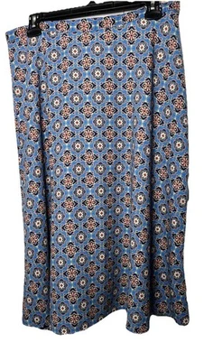 Falda para mujer Van Heusen geométrica con cremallera talla 10 carrera informal Normcore Foto 1 de 4