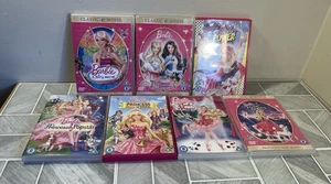 Barbie Dvd Bundle of 7 Some rare Clean Disks - Picture 1 of 7