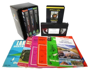 Alfred Wainwright Hiking UK Hills Lake District VHS Video Collection +Maps - Picture 1 of 12