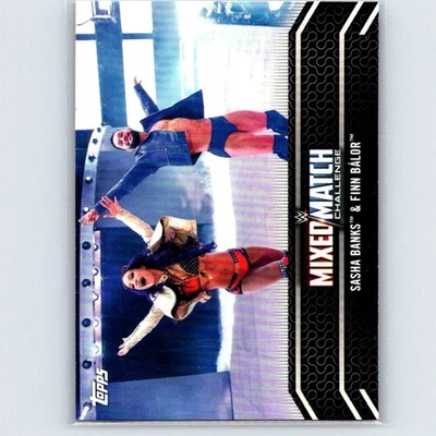 2018 Topps WWE Women's Division Sasha Banks Finn Bálor MM-2 Mixed Match - Image 1 of 2