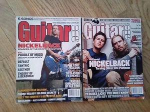 Nickleback 2 Magazine Lot Guitar One 2002,2003 - Picture 1 of 4