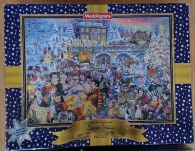 Waddingtons Limited Edition Super DeLuxe 1000 Piece Christmas Jigsaw Puzzle 2003 - Image 1 of 4