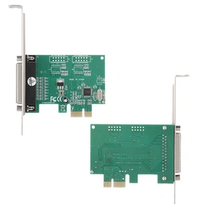 Parallel Port DB25 LPT Printer To PCI-E Express Card Converter Adapter NEW - Afbeelding 1 van 7