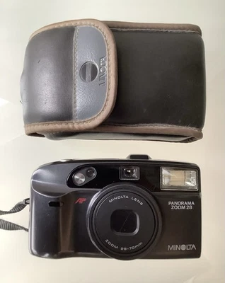 Minolta Panorama Zoom 28 35mm Point & Shoot Film Camera - Film Tested - Image 1 of 4