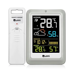 Funkwetterstation mit 100M Reichweite | 3 Helligkeitsstufen | USB-Anschluss - Bild 1 von 7