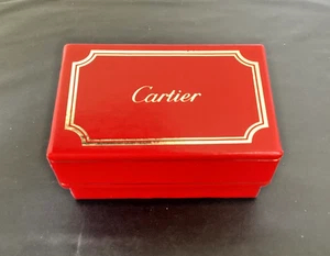 Authentic CARTIER Red Empty Outer Bracelet Box 4.25” x 3” x 2” - Picture 1 of 8