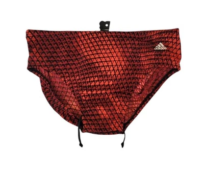 Nuevo ADIDAS 32 Rojo Web Poli Natación Calzoncillo Inferior Hombre Foto 1 de 4