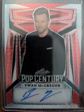 EWAN MCGREGOR 2023 LEAF Pop Century Metal AUTO Autograph 2/2 Card 