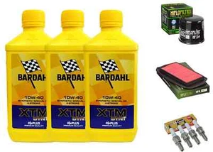 KIT/TAGLIANDO YAMAHA FZ6 FAZER S2 600 BARDAHL XTM 10W40 FILTRI OLIO ARIA CANDELE - Imagen 1 de 5