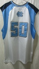 North Carolina 50 Basketball Jersey By Colosseum, Size Large, Nwot, Blue White