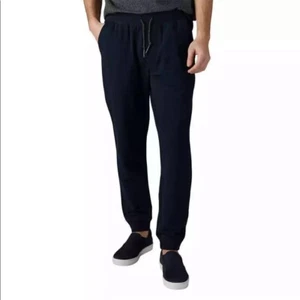 NWT Weatherproof Vintage Mens Black Big&Tall Comfort Drawstring Jogger Pants 4XL - Picture 1 of 6