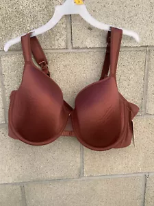 Reggiseno Third Love 24/7 in memory foam con copertura completa marrone varie taglie nuovo con etichetta - Foto 1 di 5