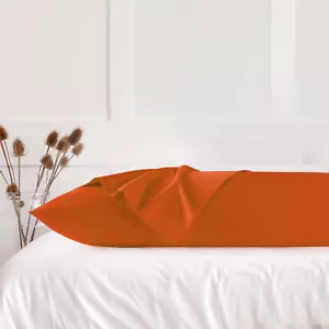 PiccoCasa Cotton Egyptian Body Size Pillow Case Cover Protector 1 Piece - Picture 1 of 10