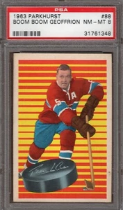 1963 Parkhurst #88 Boom Boom Geoffrion HOF PSA 8 Canadiens Pre .5 grading - Picture 1 of 1
