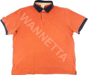 Herren LL Bean Poloshirt Gr. XL Reg Orange mit Kontrastkragen Baumwolle Pre-Own - Bild 1 von 8