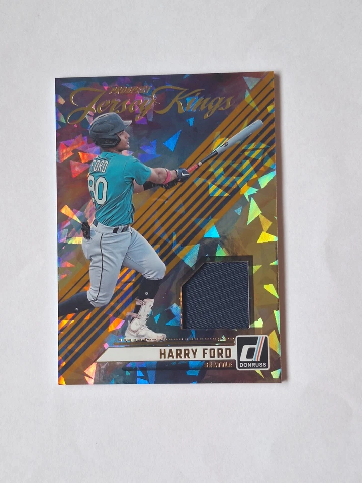 2024 Panini Donruss - Prospect Jersey Kings Orange Ice #PJK-HF Harry Ford (MEM, - Image 1 of 2