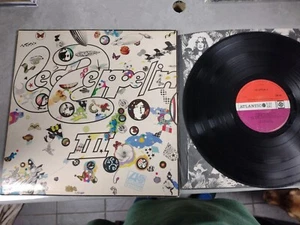 LED ZEPPELIN III Original UK Vinyl LP 1970 (PLUM) A5/B5 Matrices, Wheel MISPRINT - Picture 1 of 9