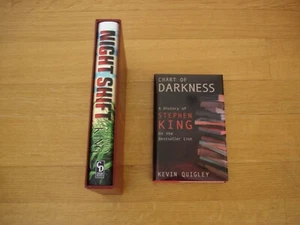 STEPHEN KING: 2 Limiteds NIGHT SHIFT & CHART OF DARKNESS (About King's Books) - Picture 1 of 13