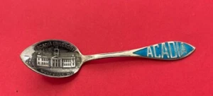 Acadia University Wolfville Nova Scotia Sterlingsilber 12,6 g 4 Zoll Souvenir-Löffel - Bild 1 von 6