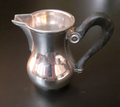 Ancien Pot à Lait en  Métal Argenté, cafetière, verseuse, Orfèvre S.D - Photo 1/4