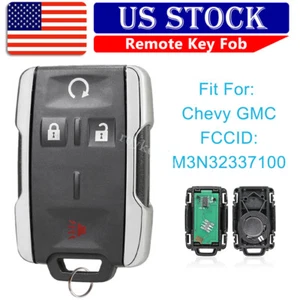 Para 2014 2015 2016 2017 2018 GMC Sierra 1500 2500 HD Control Remoto Llavero 4B - Imagen 1 de 8