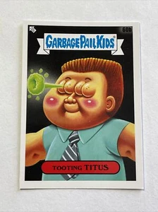 Tarjeta base Garbage Pail Kids 2020 35 aniversario Tooting Titus #60b GPK - Imagen 1 de 2