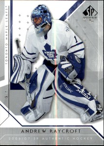 2006-07 SP Authentic #9 Andrew Raycroft 