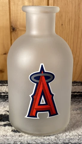 Los Angeles Angels Baseball and Fox Sports West Frosted Glass Souvenir Vase Cover