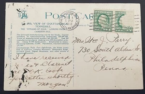 Anniston, Alabama Post Card mailed Mar 4, 1918 to Philadelphia, PA - AL - Picture 1 of 2
