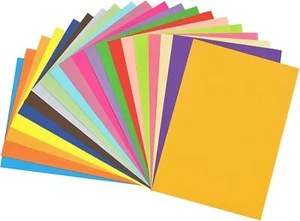A4 Colored Printer Paper 100 Sheets 20 Assorted Colors Paper for DIY - Picture 1 of 9