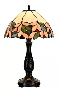 Tiffany Tischlampe 100 % Original Buntglas - Bild 1 von 1