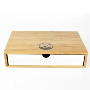 creative container organizer storage bamboo guest room dental box storage box - Picture 1 of 13