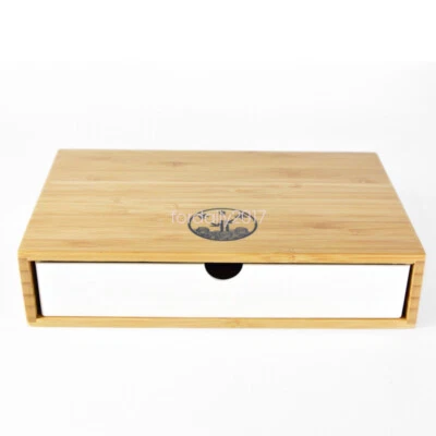 creative container organizer storage bamboo guest room dental box storage box - Image 1 of 4