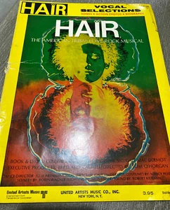 HAIR Vocal Songs Action Photos Biography Vtg  1967 - Picture 1 of 5