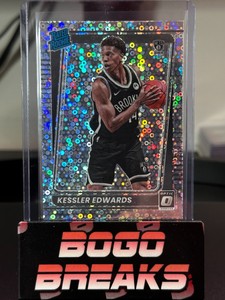 Donruss Optic 2021-22 - Kessler Edwards Rated Rookie Silver Disco Prizm 154 RC