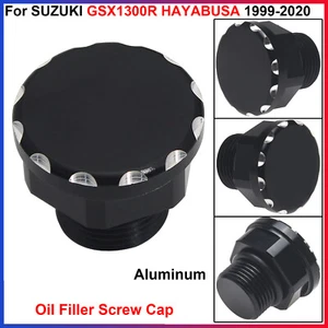 For Suzuki Hayabusa GSX1300R 1999-2020 - Anodized Aluminum Oil Filler Screw Cap - Picture 1 of 7