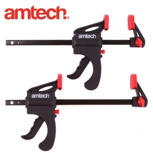 BAR CLAMP VICE 2x Quality Quick Ratchet & Spreaders Set Hand Tool Small 4"/100mm - Picture 1 of 5