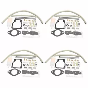4pcs Carburetor Rebuild Kit For Mercury 30,40,50,55,60,65,70,75,80,90,100,115HP - Foto 1 di 7
