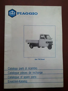 CATALOGO PARTI RICAMBIO APE TM DIESEL - Imagen 1 de 1