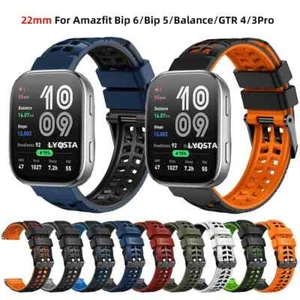 Correa de reloj para Amazfit Bip 6 5 Cheetah Pace Stratos 3 Balance GTR 4 3 2E correa - Imagen 1 de 27