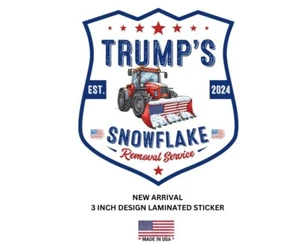Trump Snowflake Removal Vip Sticker Laminated Made in the USA Maga - Bild 1 von 2