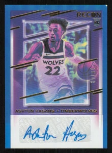 2020-21 Panini Recon Rookie Recon Signatures Blue #8 Ashton Hagans /49 - Picture 1 of 2