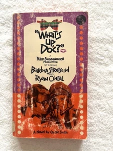 "WHAT'S UP DOC?" (Avon 1972) movie tie-in BARBRA STREISAND cover exlibrary - Picture 1 of 8