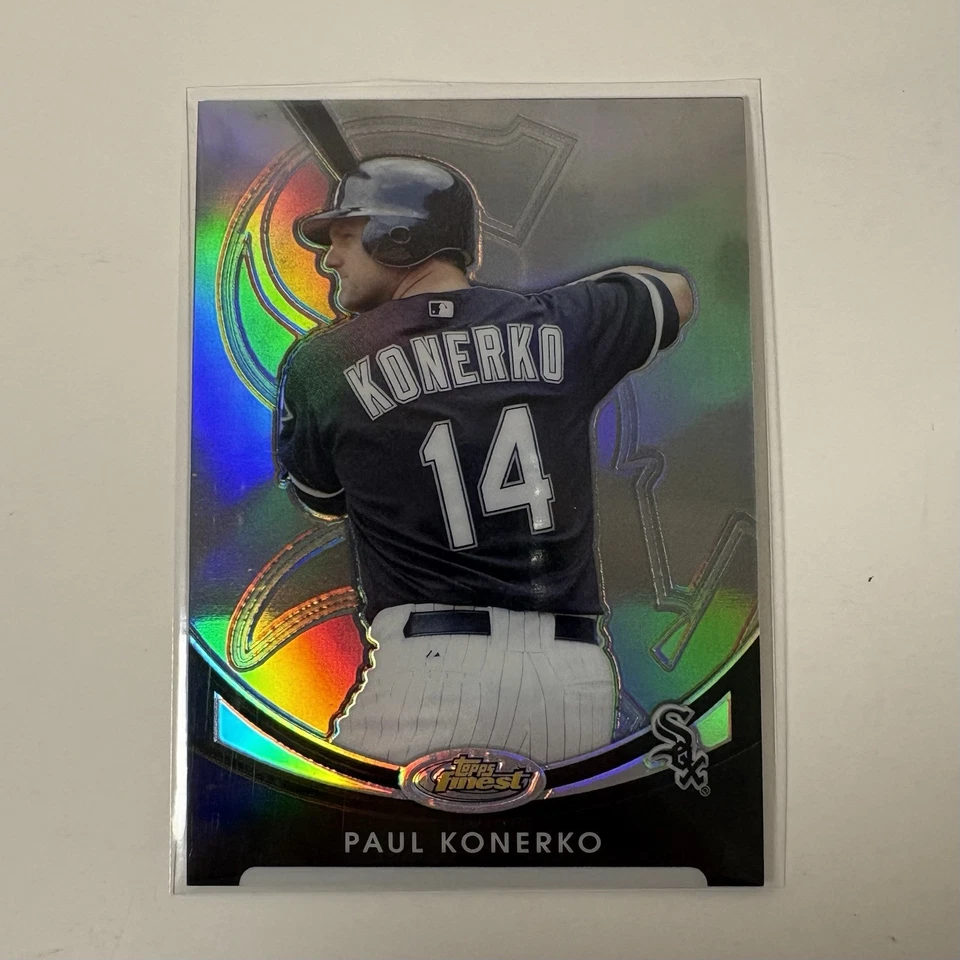 Paul Konerko 2010 Topps Finest Refractor /599 #68 SP Chicago White Sox - Image 1 of 3