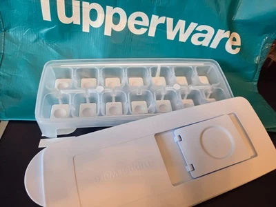 Tupperware Fresh & Pure Ice Tray Icelandic Mist Blue NEW  - Image 1 of 2
