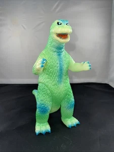 GIGABRAIN 9” GODZILLA 1965 GLOW IN THE DARK BLACK EYES RARE! NEW WITH BAG - Picture 1 of 7