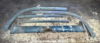 1958 PONTIAC / CHEVY 2/D & 4/D H/T INTERIOR WINDSHIELD GARNISH TRIM (USED SET)A+ - Image 1 of 4